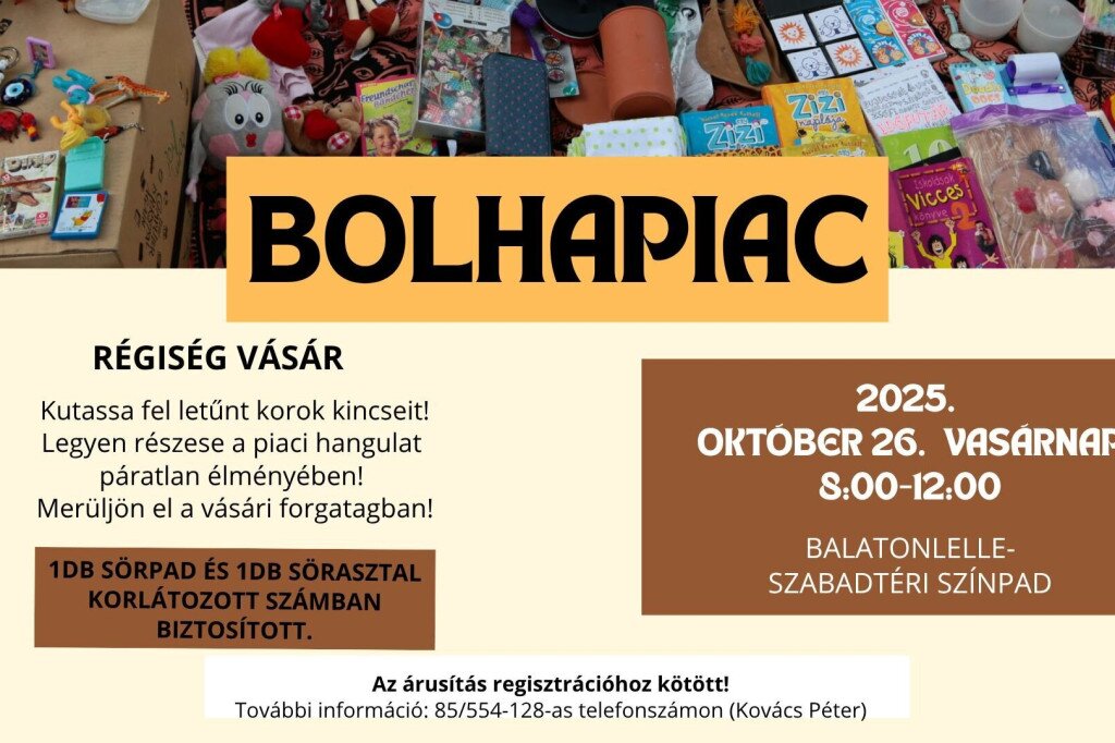 Bolhapiac a Szabadtéri Színpadnál