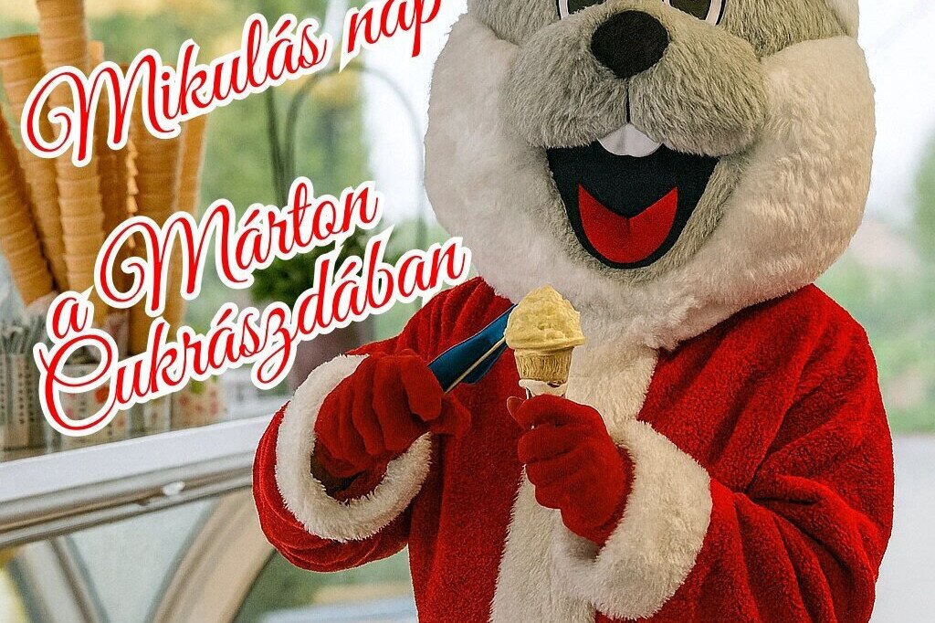 Mikulás nap a Márton Cukrászdában